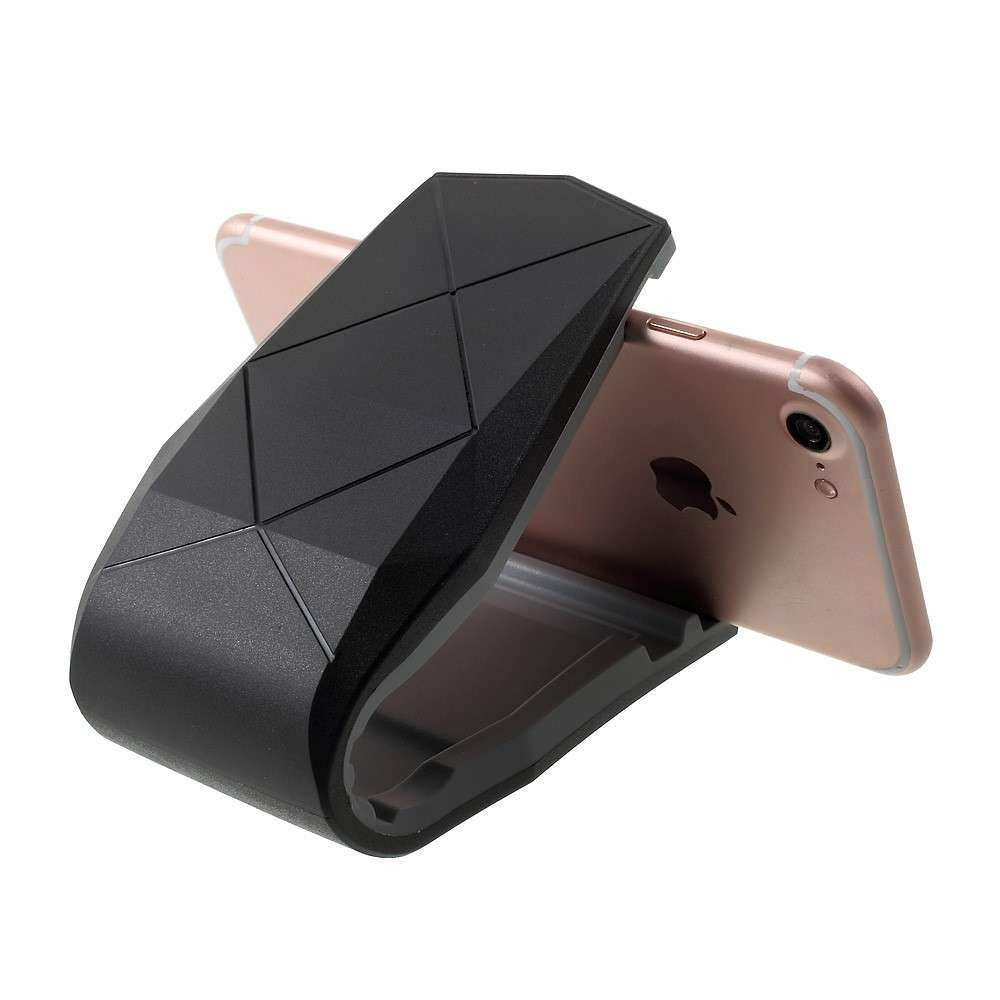 Suport auto pentru telefon A12 Alligator Clip, Negru
