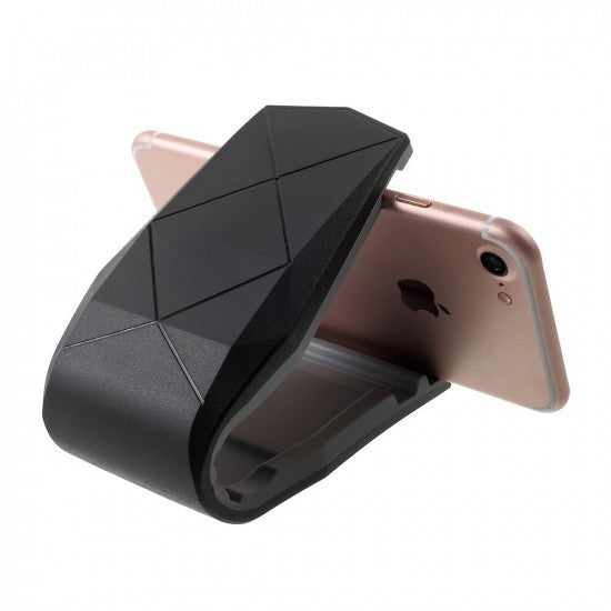 Suport auto pentru telefon A12 Alligator Clip, Negru