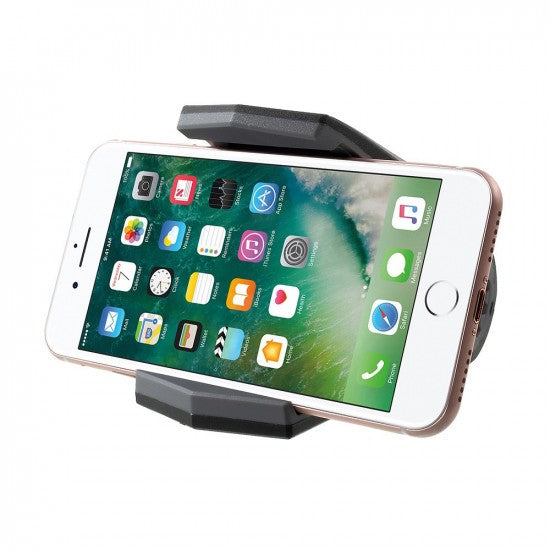 Suport auto pentru telefon A12 Alligator Clip, Negru