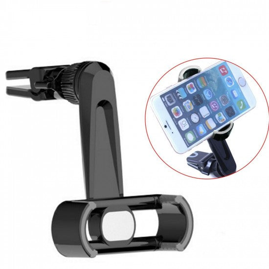 Suport auto pentru telefon BK07, Negru