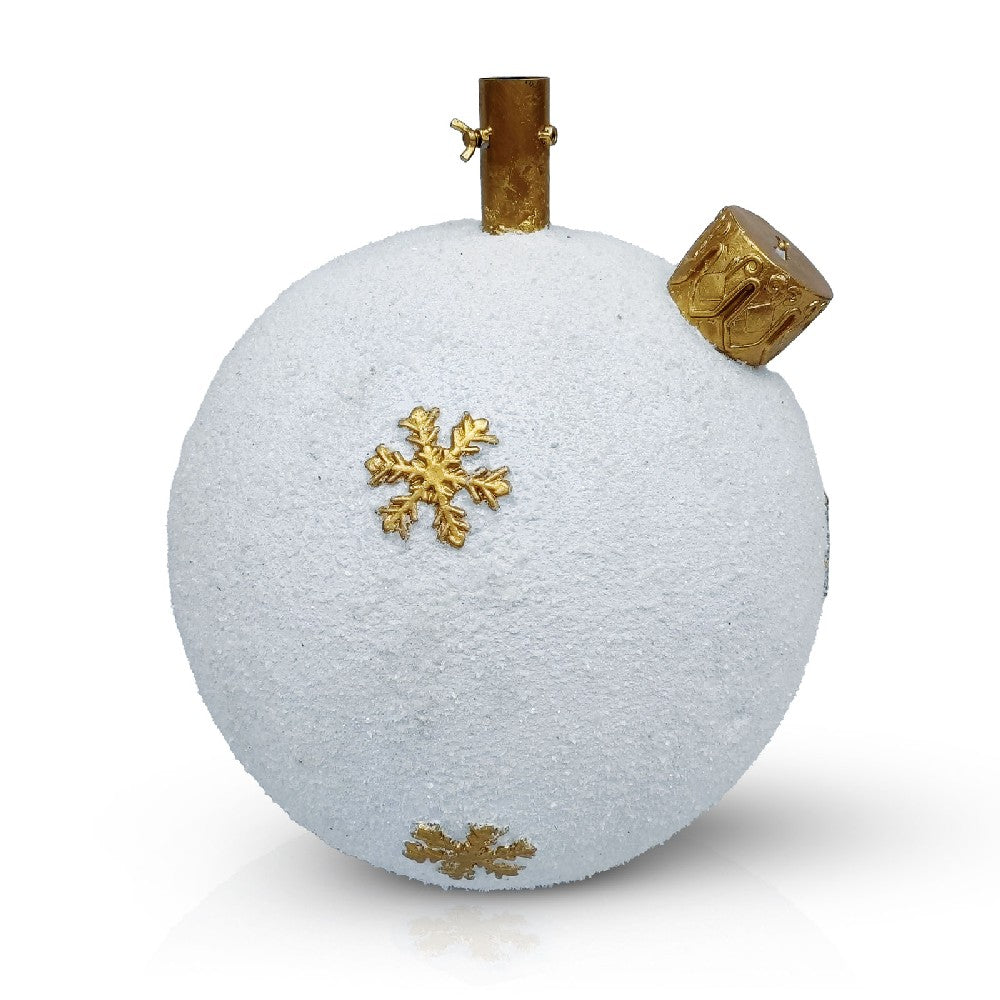 Suport Brad Crăciun - Glob Ornamental - Piatră - 41 x 41 x 47 cm