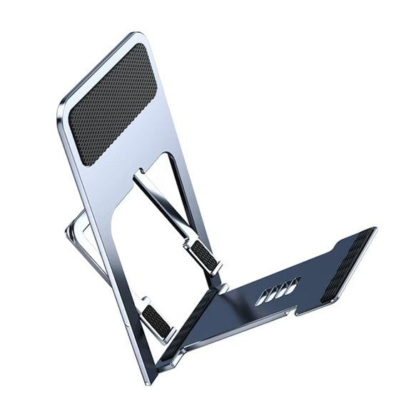 Suport pentru Telefon, Pliabil, Reglabil, din ABS, Argintiu