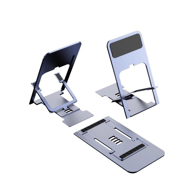 Suport pentru Telefon, Pliabil, Reglabil, din ABS, Argintiu
