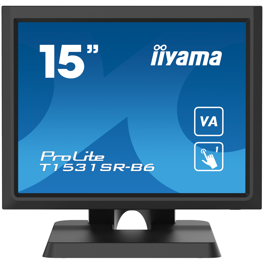 IIYAMA Monitor LED T1531SR-B1S 15" VA, Res Touch, 1024x768, 1A1H1DP "T1531SR-B1S"