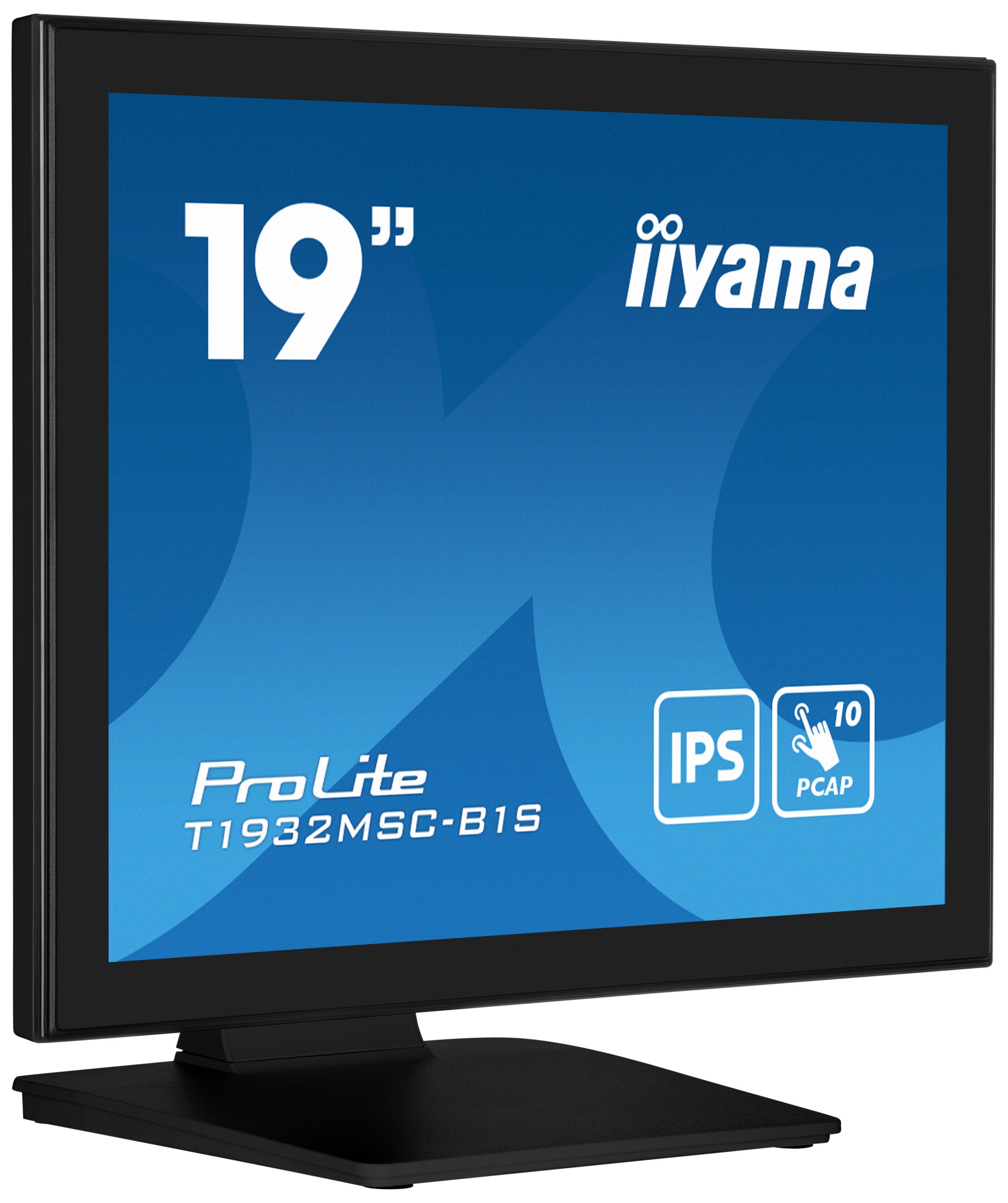 IIYAMA Monitor LED T1932MSC-B1S 19"" 10pt IPS TOUCH 1280 x 1024 14ms 250 cd/m2 projective capacitive IP54 VGA HDMI DP "T1932MSC-B1S"