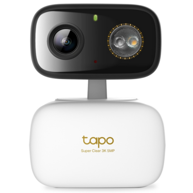 CAMERA IP TP-LINK, cube, pt. exterior, dist. IR 20 m, 5 MP, 3K QHD (2880×1620 px), microfon, carcasa plastic, slot SD card, "Tapo C236"