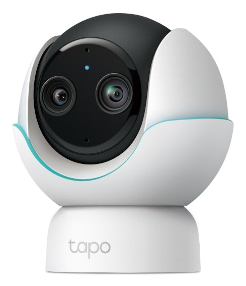 CAMERA IP TP-LINK, dual lens, baby monitor, wireless, cube, pt. interior 360 grade, dist. IR 9 m, tip lentila fixa 4 mm, 4 Mpx 2K, microfon, carcasa plastic, slot SD card, "Tapo C840"
