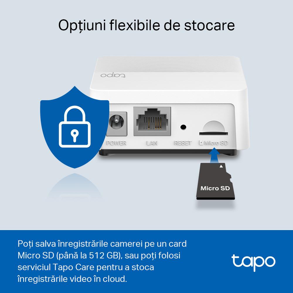 SONERIE VIDEO Smart TP-LINK, rezolutie 2K, 5 Mpix, night vision color, alarma antifurt, IP64, acumulator 6700mAh "Tapo D230S1"