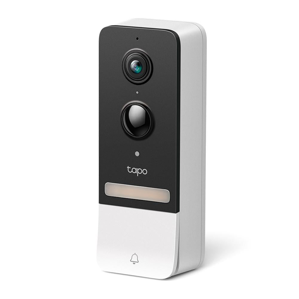 SONERIE VIDEO Smart TP-LINK, rezolutie 2K, 5 Mpix, night vision color, alarma antifurt, IP64, acumulator 6700mAh "Tapo D230S1"