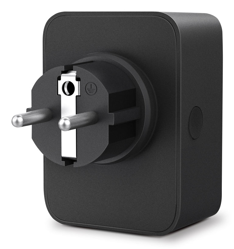 PRIZA inteligenta TP-LINK exterior, design compact, certificare Matter, Schuko x 1, cu monitorizarea energiei, conectare prin Schuko (T), 16 A, programare prin smartph, BT, WiFi, negru "Tapo P410M"