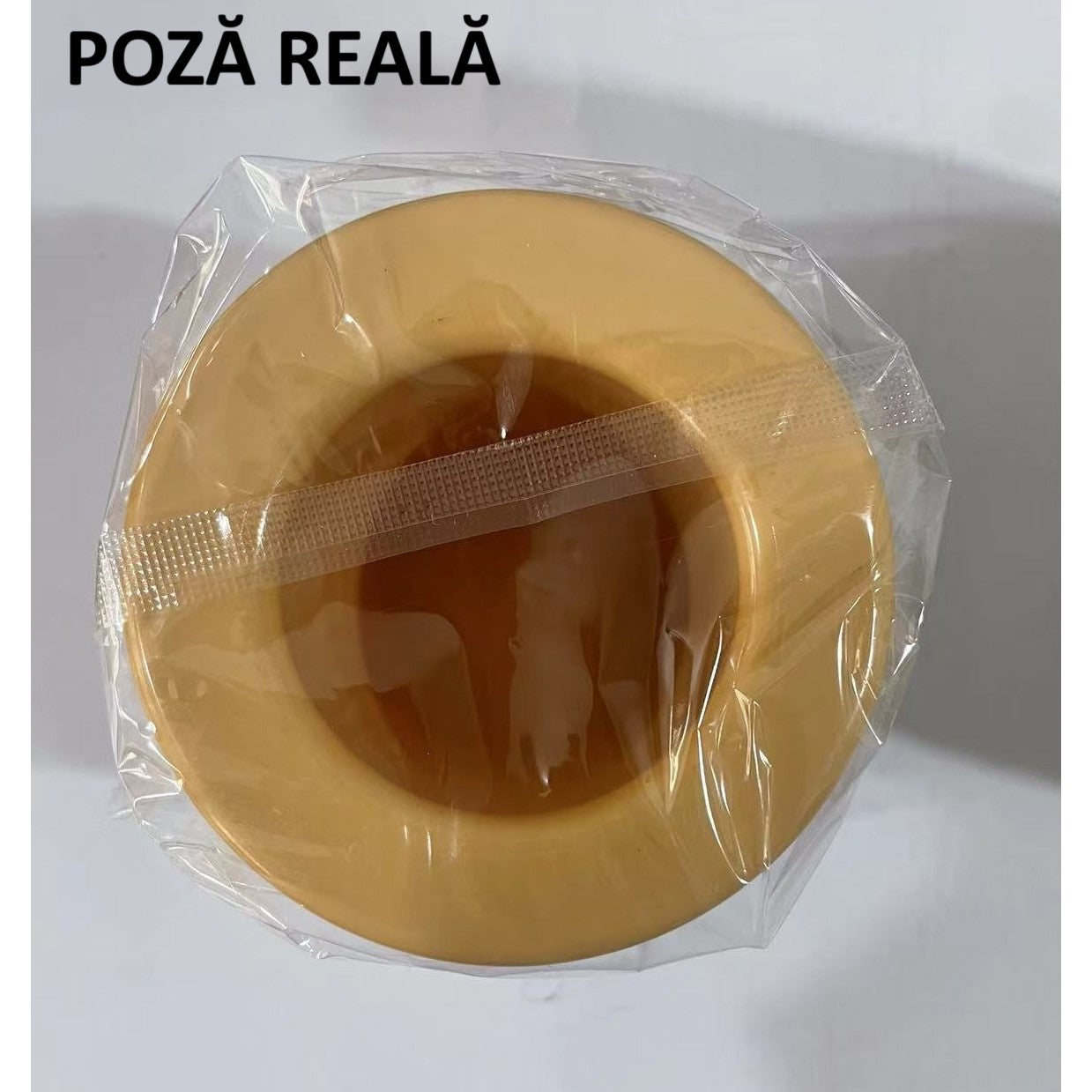Tava de Gheata din Silicon cu Capac, Forma de Gheata pentru Racirea Bauturilor, in Forma de Pahar, Silicon fara BPA, Cuburi de Gheata, 9x8.5x8 cm, Galben