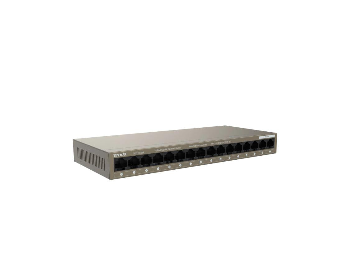 TENDA 16-P GIGABIT ETHERNET SW TEG1016M "TEG1016M"