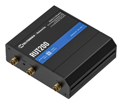 Router wireless Teltonika RUT200 | Industrial LTE Router | 4G/LTE Cat.4, 2x LAN 100Mb/s WiFi 2,4GHz, RMS "TELTONIKA RUT200"