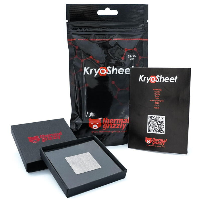 Thermal Grizzly PAD Termic KryoSheet, grafen, 25 x 25 mm "TG-KS-25-25" – Pasta siliconica