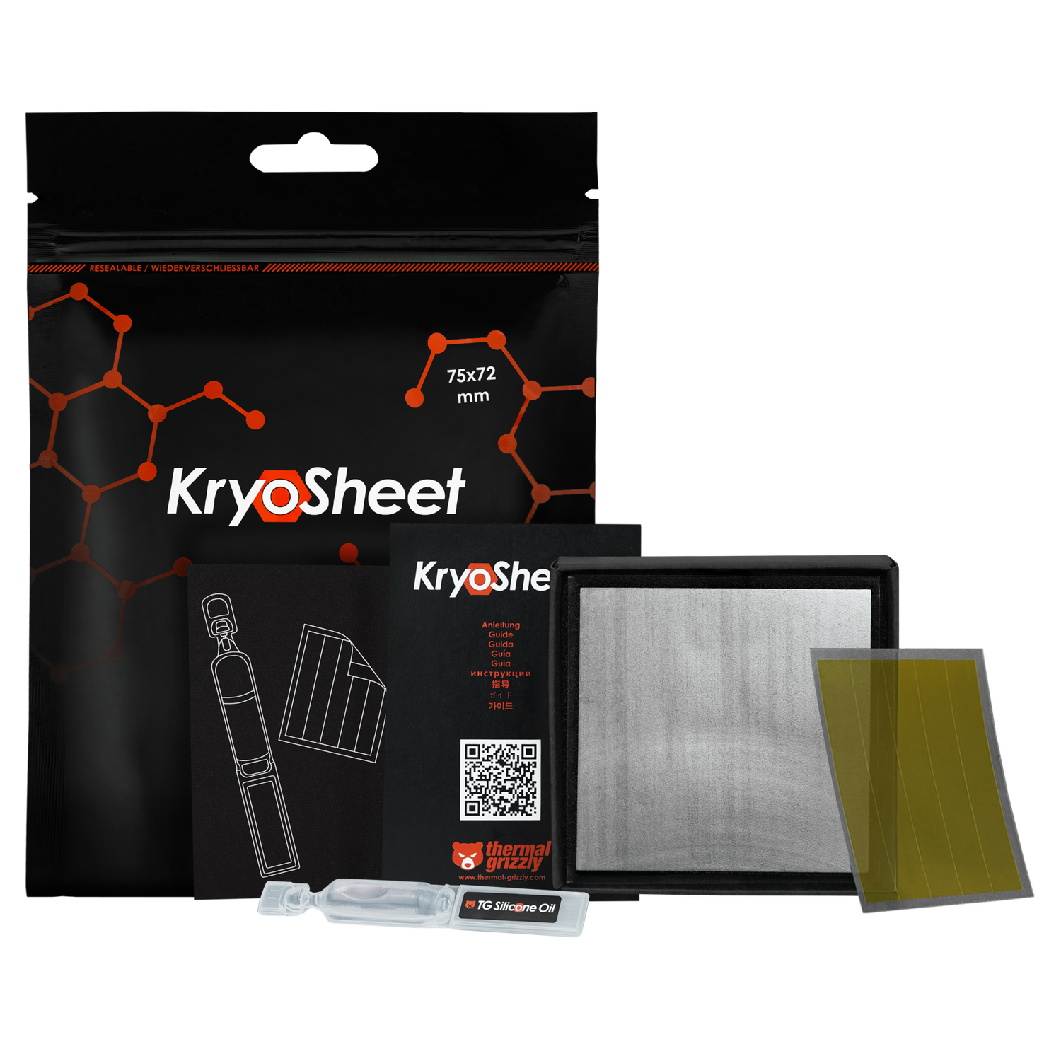 Thermal Grizzly TG Kryosheet -75 x 72 mm "TG-KS-75-72"