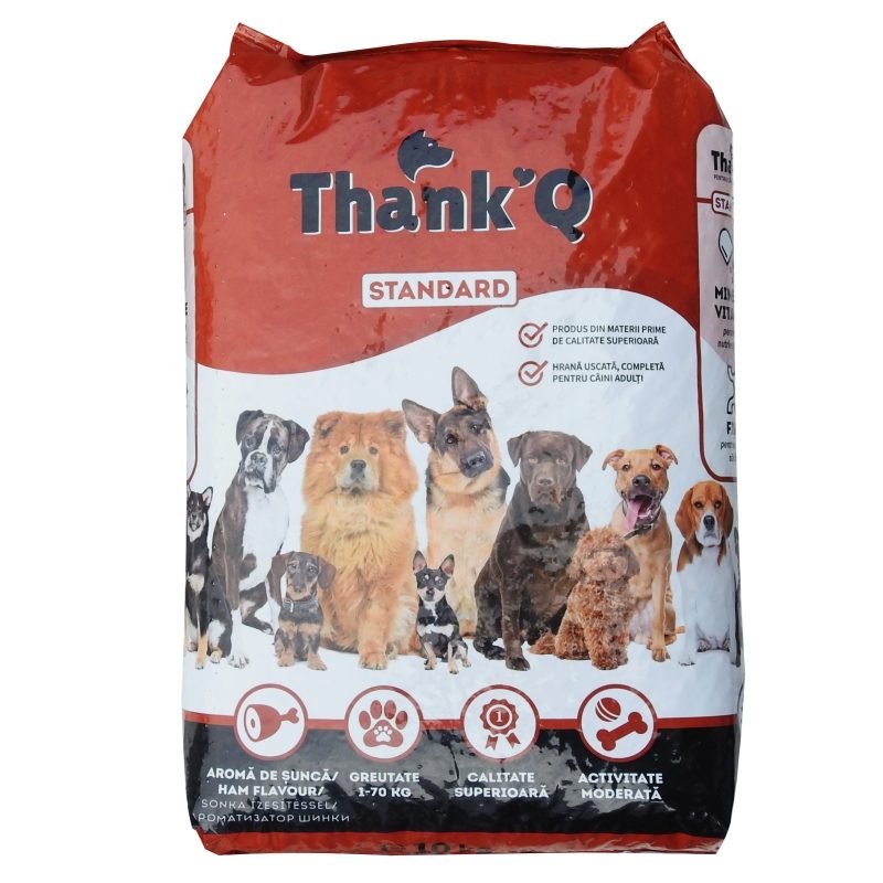 Hrana Uscata pentru Caini, THANK Q, Sunca Standard, 10 kg