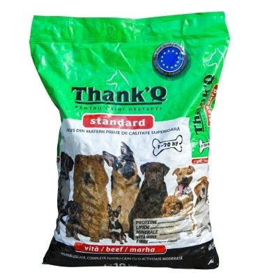 Hrana Uscata pentru Caini, THANK Q, Vita Standard, 10 kg