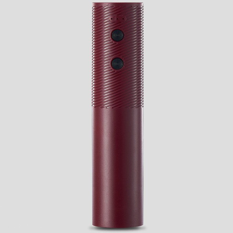 Tirbuson Electric, Deschizator Sticle de Vin, de Uz Casnic de Ultima Generatie, Reincarcabil prin Incarcare USB, 20 x 4.6 cm Rosu