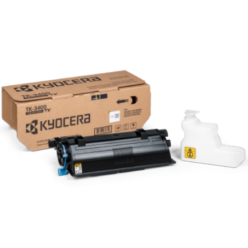 Toner Original KYOCERA Black, TK3400, pentru PA4500|MA4500, 12.5k, incl.TV 1.2incl.TV 