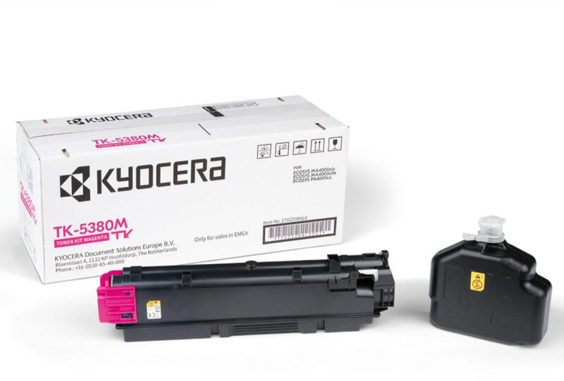 Toner Original KYOCERA Magenta,TK-5380M, pentru ECOSYS PA4000cx|MA4000cix|MA4000cifx, 10K, incl.TV 1.2 RON, 