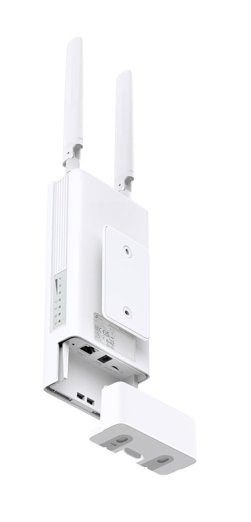ROUTER TP-Link wireless exterior 300Mbps, 1 × Nano SIM Card, 1 × Port WAN/LAN 100 Mbps (intrare PoE), 2 x antene LTE detasabile "TL-MR100-Outdoor" - 393965