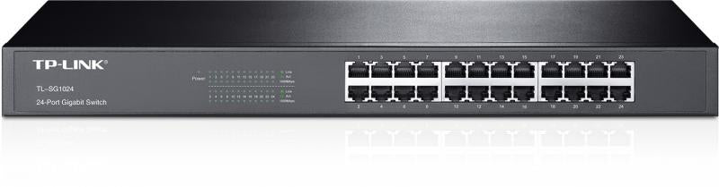 SWITCH TP-LINK 24 porturi Gigabit, carcasa metalica, rackabil TL-SG1024