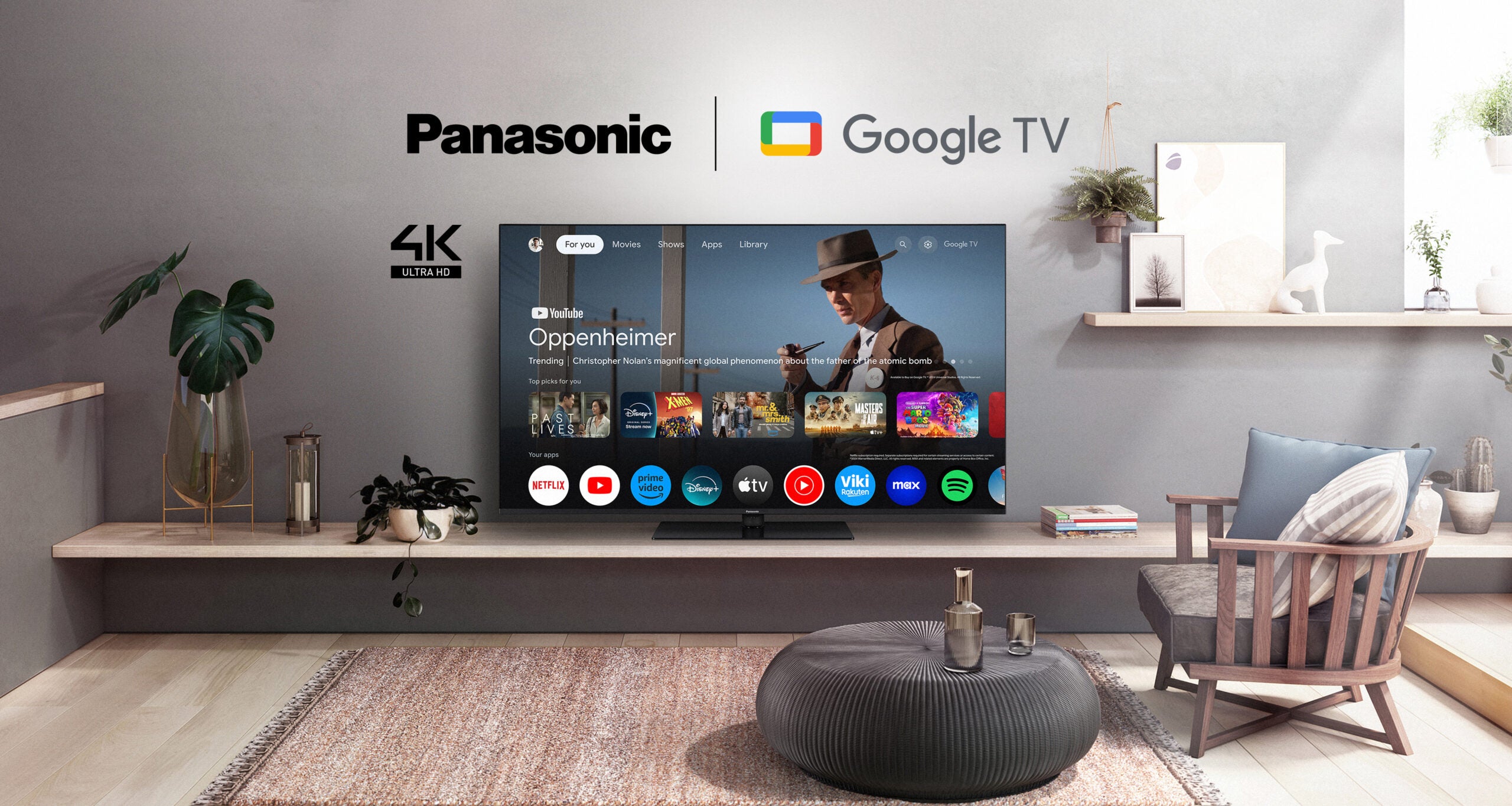 Televizor Panasonic, TN-55W70AEZ, Smart, Google TV, 139 cm, LED, 4K Ultra HD "TN-55W70AEZ"