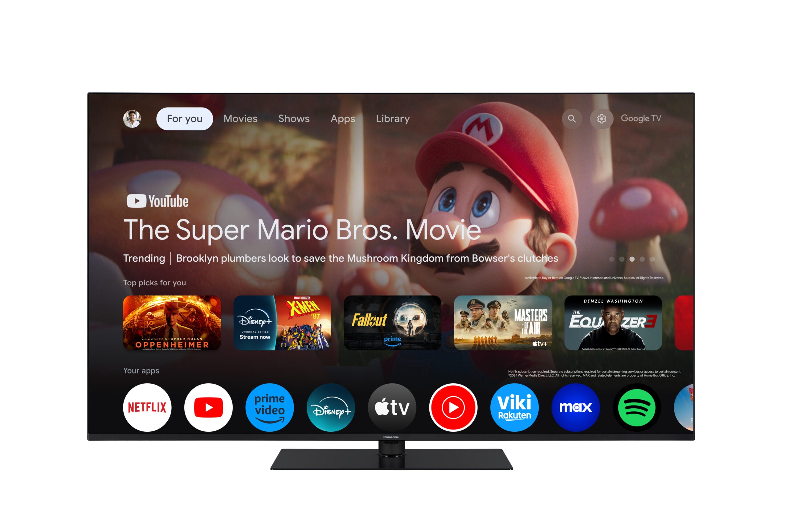 Televizor Panasonic, TN-65W70AEZ, Smart, Google TV, 164 cm, LED, 4K Ultra HD "TN-65W70AEZ"