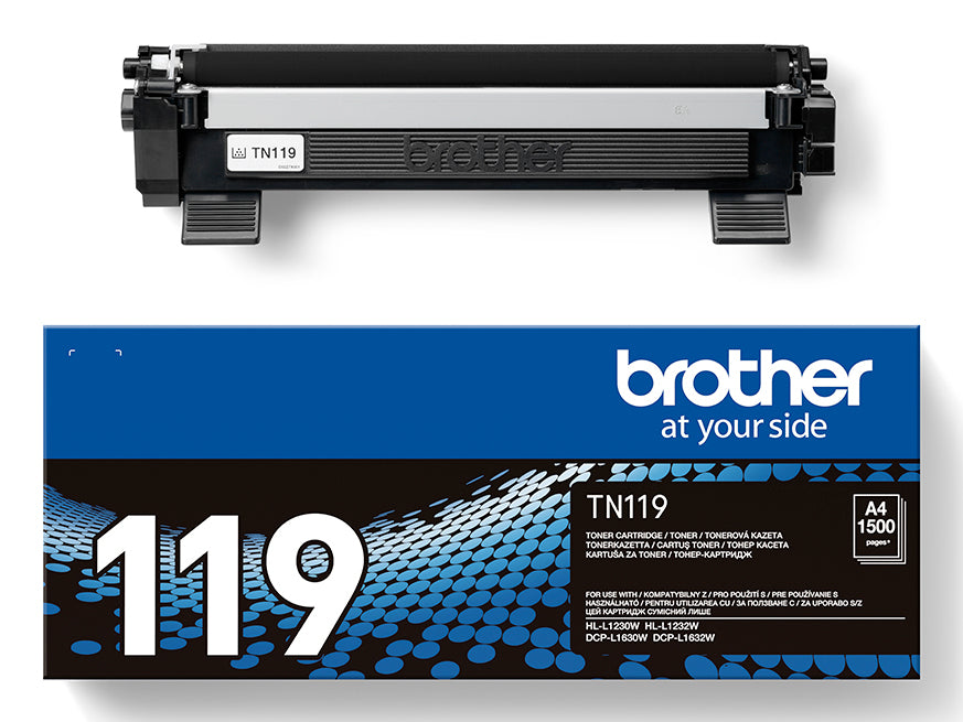 Toner Original Brother Black, TN119, pentru HL-L1230|L1630W1.5K, incl.TV 0.8 RON, "TN119"