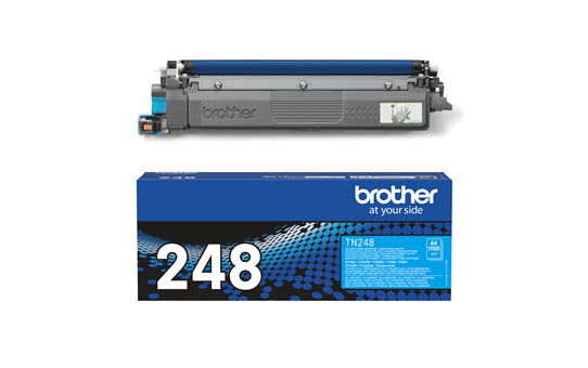 Toner Original Brother Cyan, TN248C, pentru HL-L3220|L3240|HL-L8230|L8240|DCP-L3520|DCP-L3560|MFC-L3740|MFC-L8340|MFC-L8390, 1K, "TN248C"