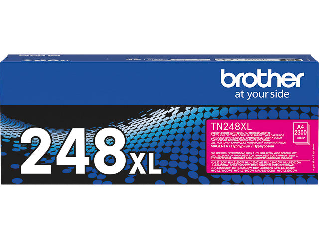 Toner Original Brother Magenta, TN248XLM, pentru HL-L3220|L3240|HL-L8230|L8240|DCP-L3520|DCP-L3560|MFC-L3740|MFC-L8340|MFC-L8390, 2.3K, "TN248XLM"