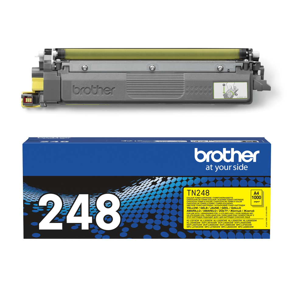 Toner Original BROTHER Yellow, TN249Y, pentru HL-L8230|HL-L8240|MFC-L8340|MFC-L8390, 4K, 