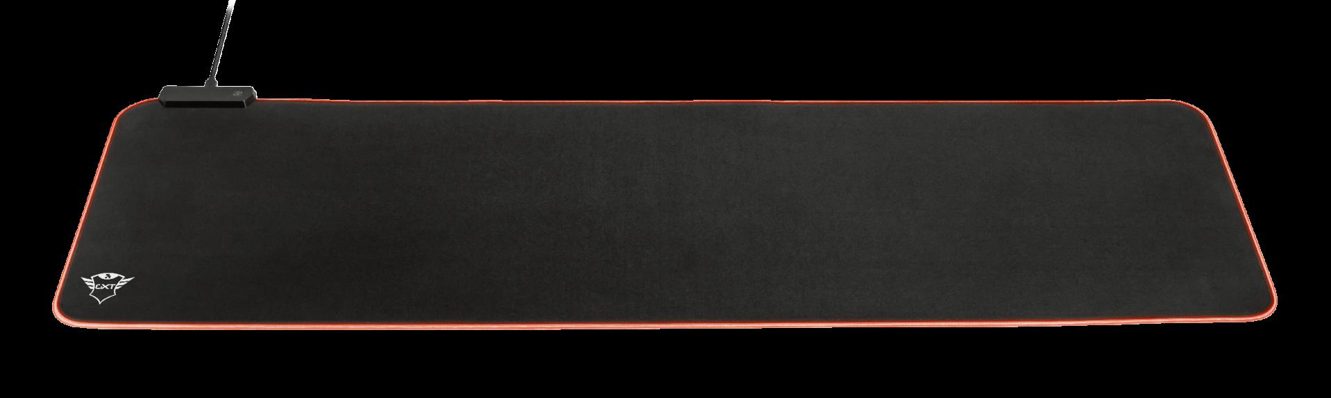 Mouse PAD TRUST, "GXT 764 GlideFlex", gaming , cu led, cauciuc si material textil, 930 x 300 x 3 mm, negru, "TR-23395"