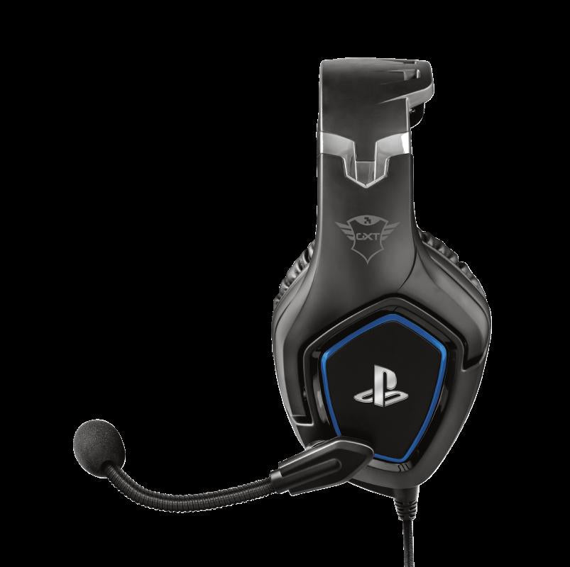 CASTI Trust, "GXT 488 Forze PS4", cu fir, gaming, utilizare multimedia, smartphone, microfon pe brat, conectare prin Jack 3.5 mm, negru, "TR-23530"