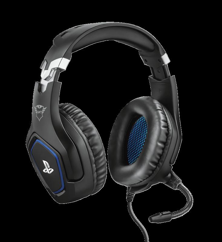CASTI Trust, "GXT 488 Forze PS4", cu fir, gaming, utilizare multimedia, smartphone, microfon pe brat, conectare prin Jack 3.5 mm, negru, "TR-23530"