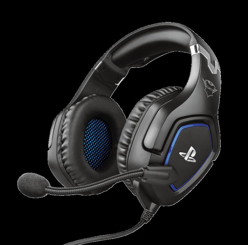 CASTI Trust, "GXT 488 Forze PS4", cu fir, gaming, utilizare multimedia, smartphone, microfon pe brat, conectare prin Jack 3.5 mm, negru, "TR-23530"