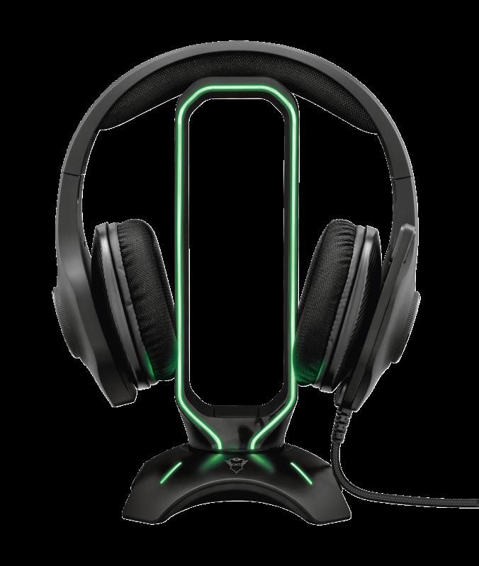 CASTI. Trust - accesorii GXT 265 Cintar RGB Headset Stand "TR-23647"