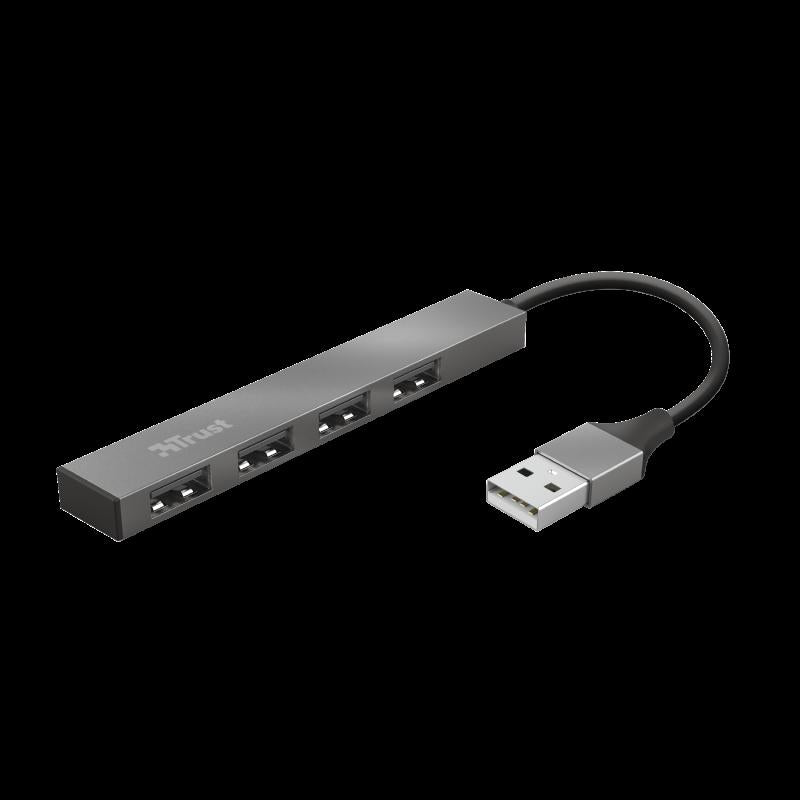 Trust Halyx Aluminium 4 Mini USB Hub "TR-23786"