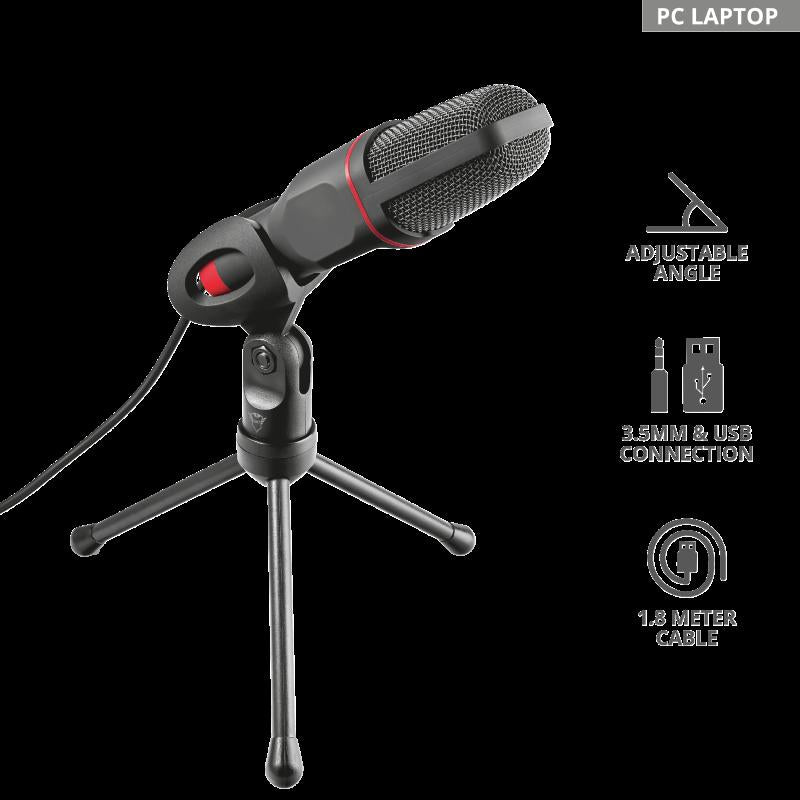 MICROFON Trust Trust GXT 212 Mico USB Mic, "TR-23791"