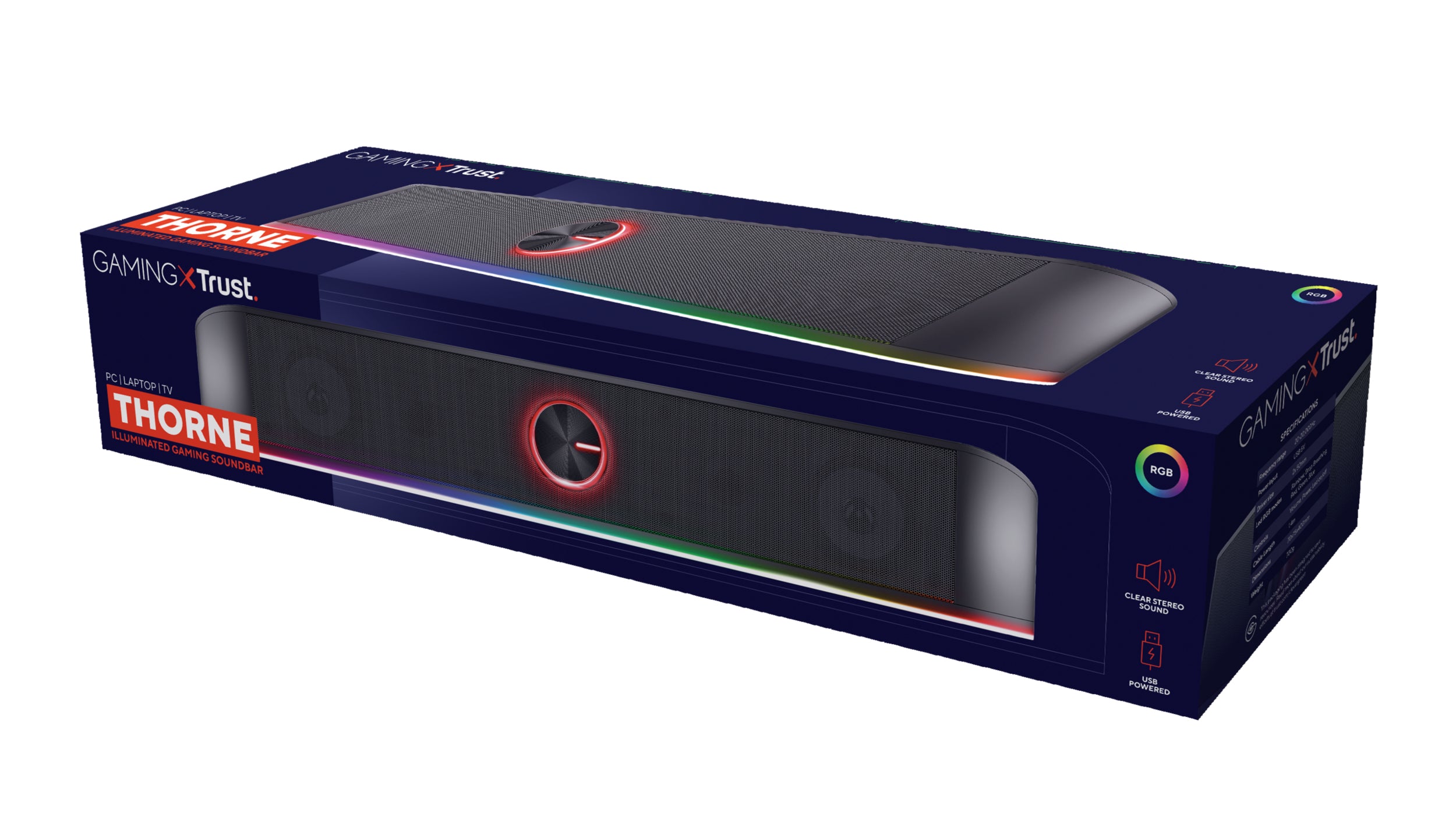 Trust GXT 619 Thorne RGB Soundbar "TR-24007"