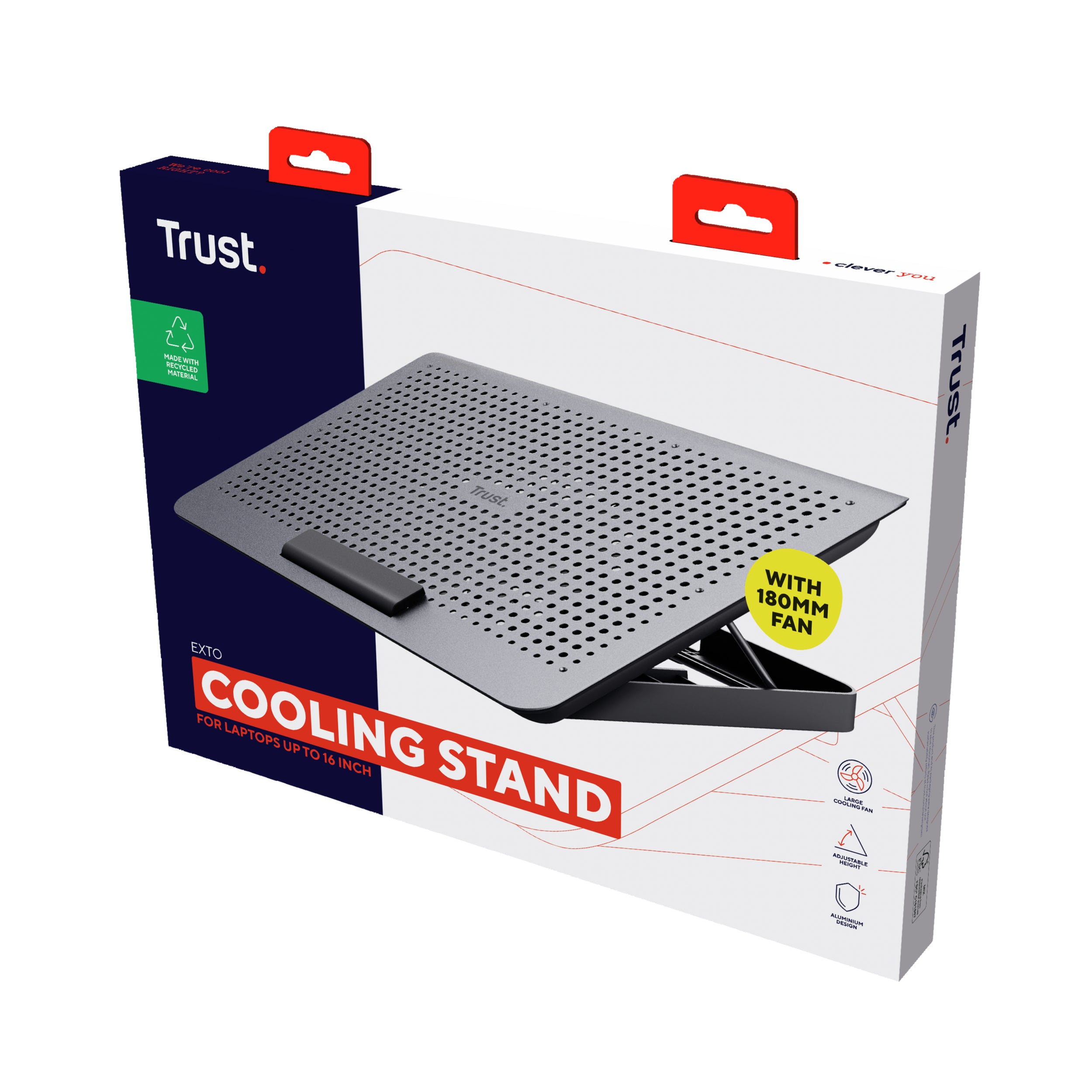 Stand cooling laptop Trust Exto "TR-24613"