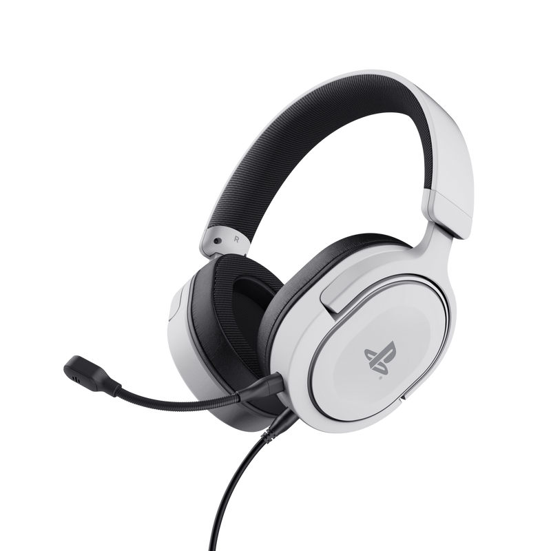 Casti Trust GXT 498W Forta cu fir, alb "TR-24716"