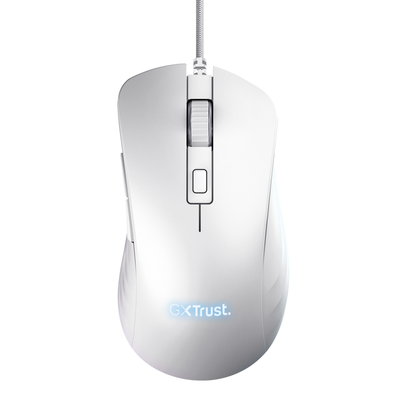 MOUSE Trust GXT924W YBAR+ 25600 DPI, alb "TR-24891"