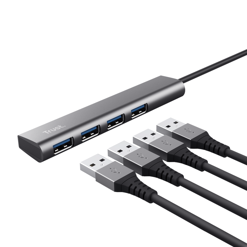 Hub Trust Halyx USB-A to 4 x USB-A 3.2 "TR-24947"