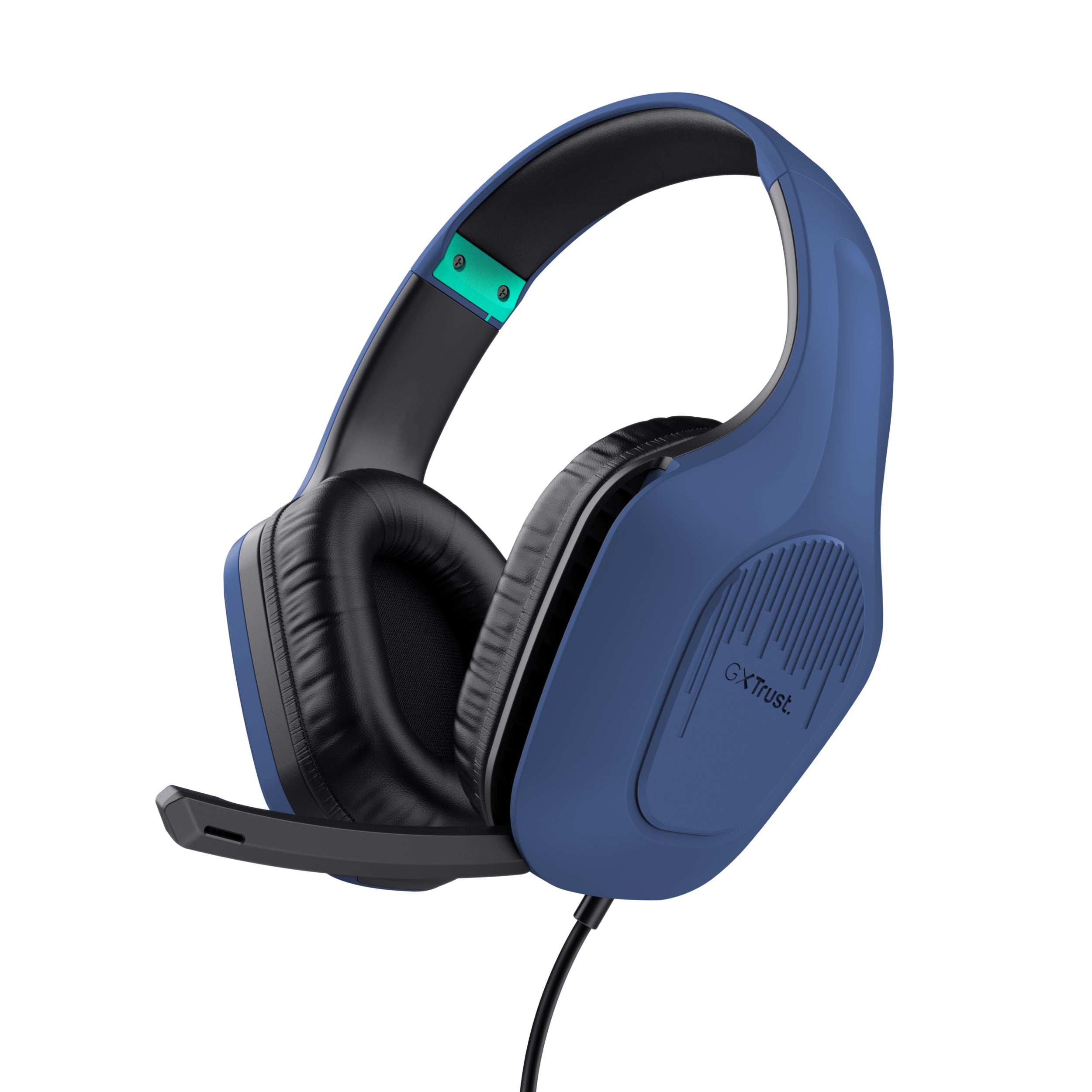 Casti cu fir Trust GXT 415B Zirox albast "TR-24991"