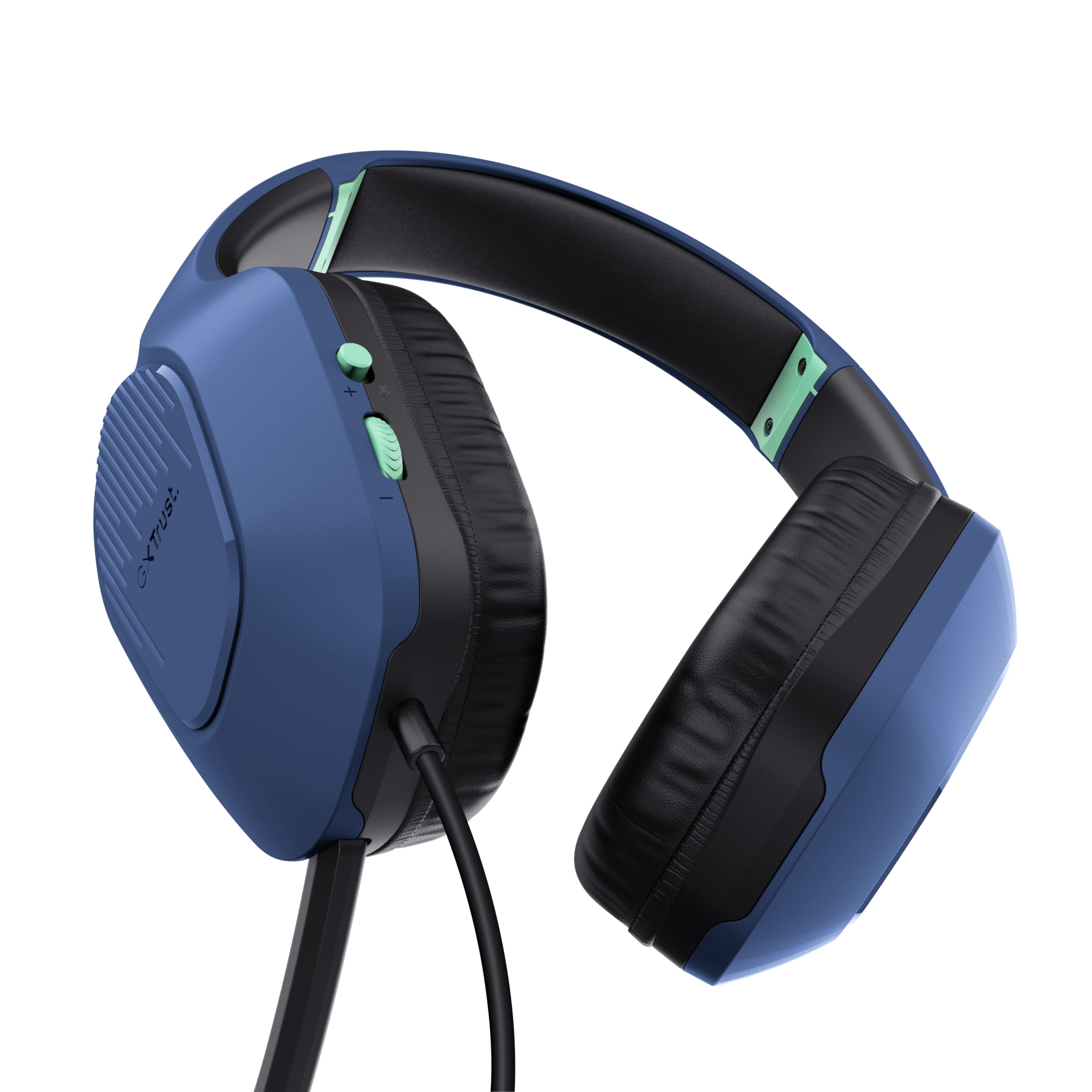 Casti cu fir Trust GXT 415B Zirox albast "TR-24991"