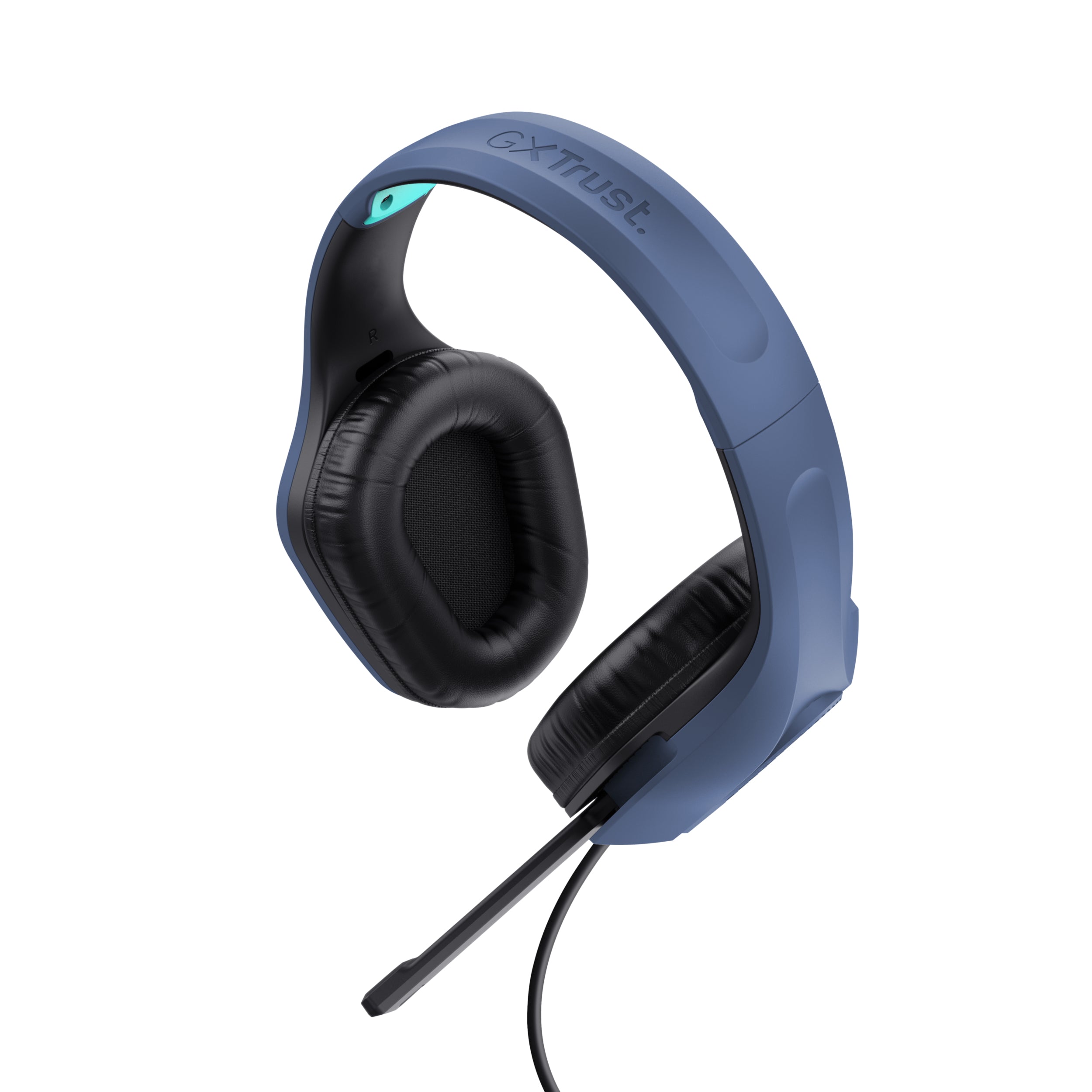 Casti cu fir Trust GXT 415B Zirox albast "TR-24991"