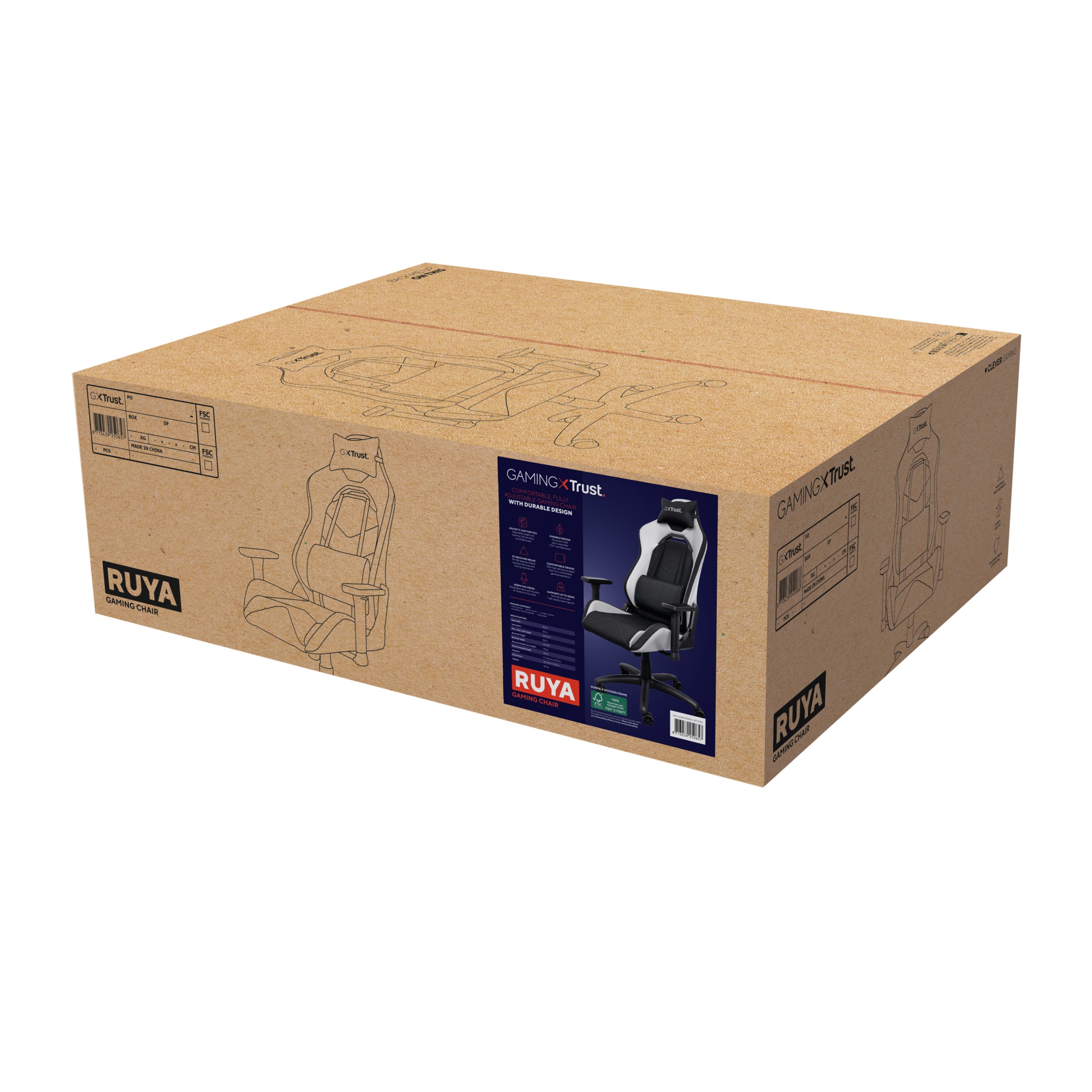 Scaun gaming Trust GXT 714W Ruya "TR-25065"
