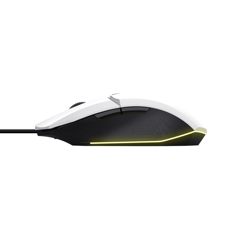 Mouse Trust GXT109W FELOX 6400 DPI, alb 