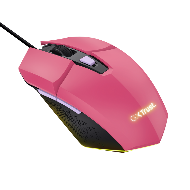 MOUSE Trust GXT109P FELOX 6400 DPI, roz "TR-25068"